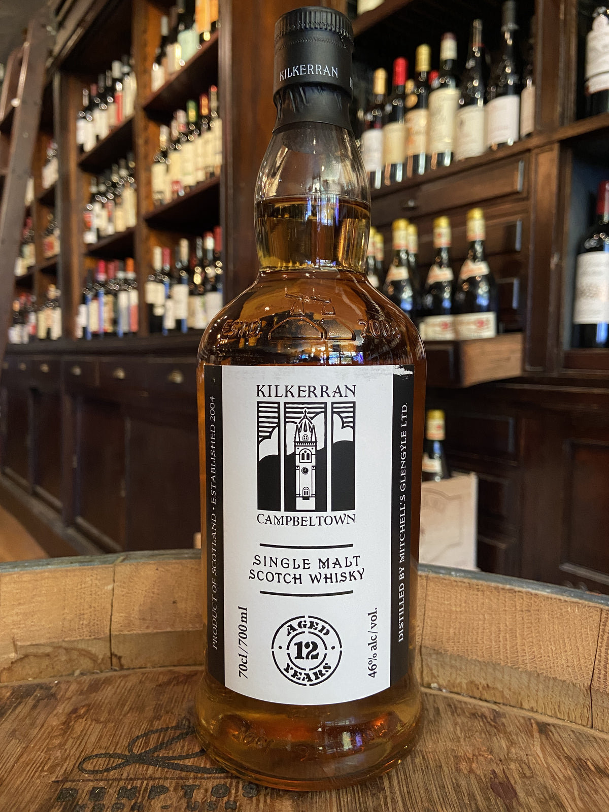 Glengyle Distillery Kilkerran Bourbon/ Sherry Cask Matured 12 Year Old Single Malt Scotch Whisky