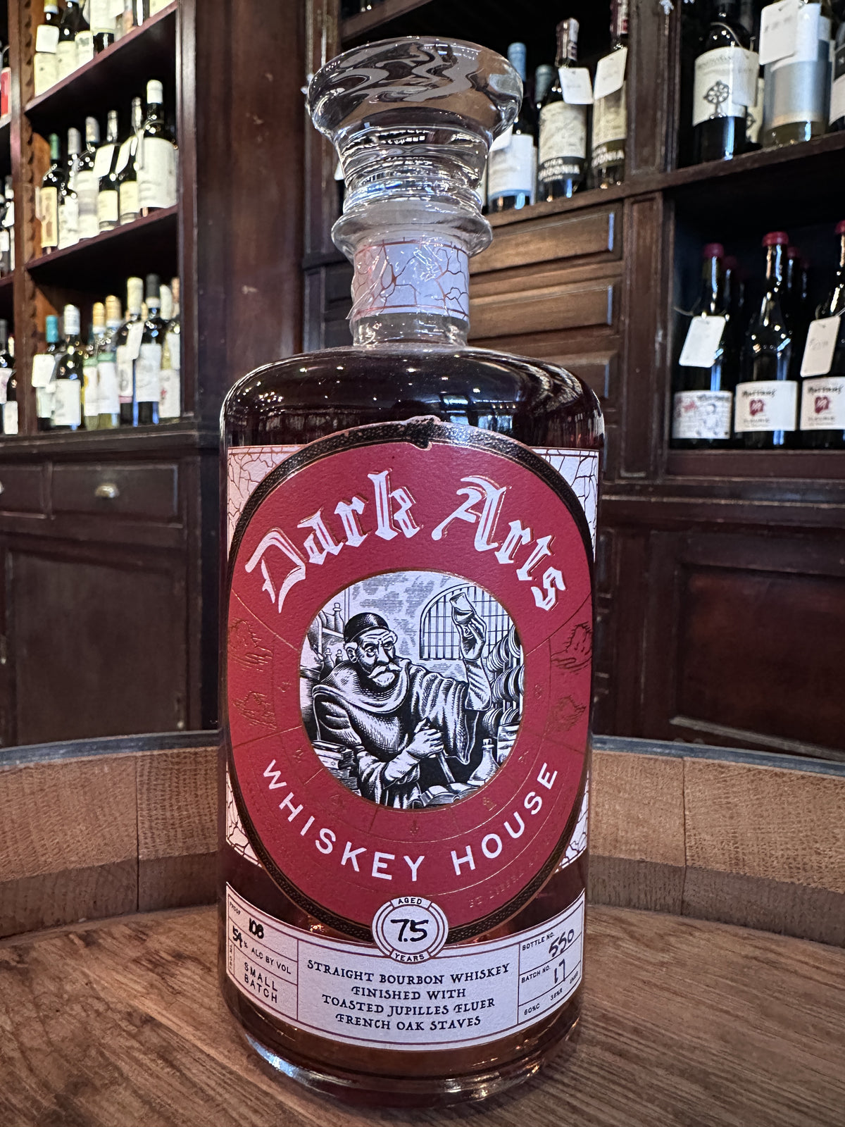 Dark Arts Whiskey House French Oak Stave Straight Bourbon Whiskey 