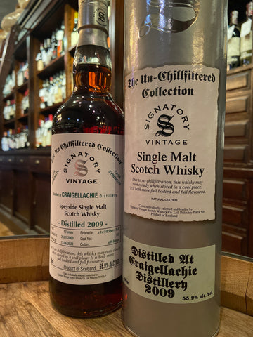 Signatory Vintage Craigellachie 13 Year 2009 1st Fill Sherry Butt Scotch Whiskey