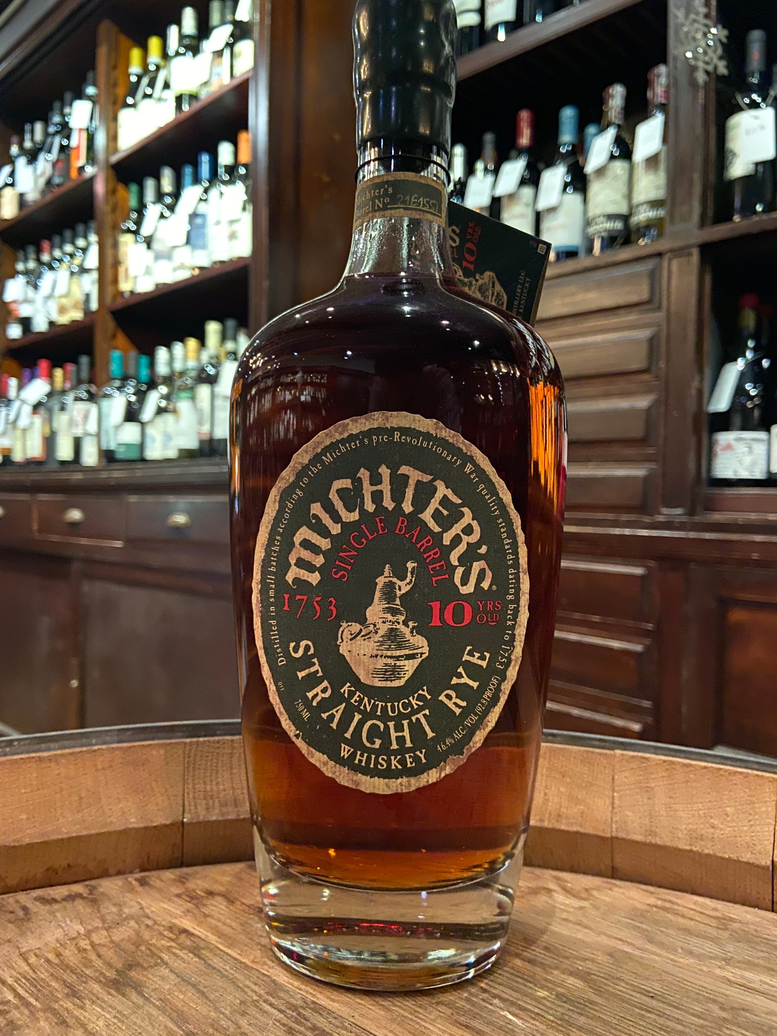 Michter's 10 Year Single Barrel Rye Whiskey 2021