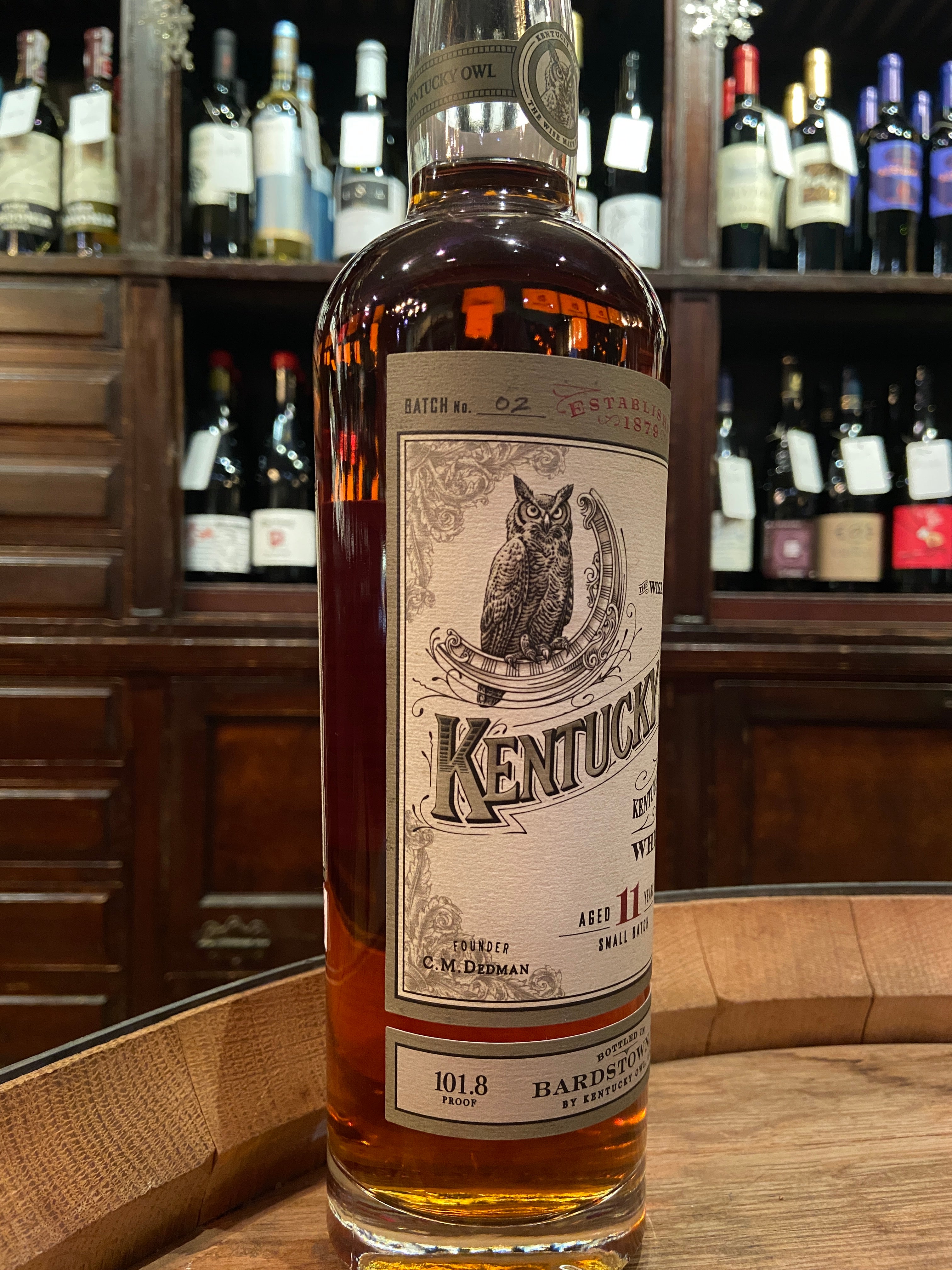 Kentucky Owl 11 Year Old Straight Rye Whiskey (B2)