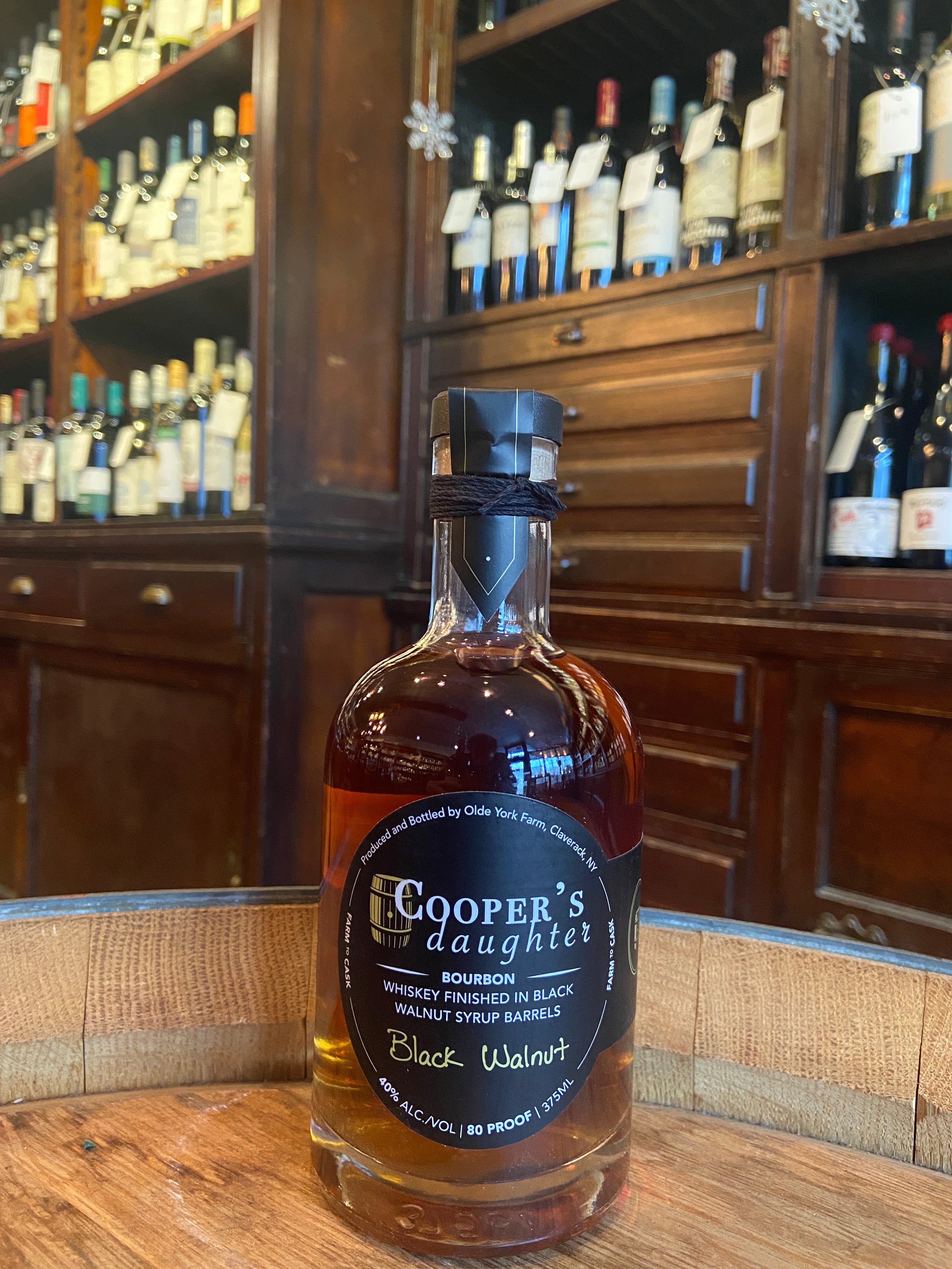 Cooper's Daughter Bourbon Whiskey Finished In Black Walnut Barrels 375ml
