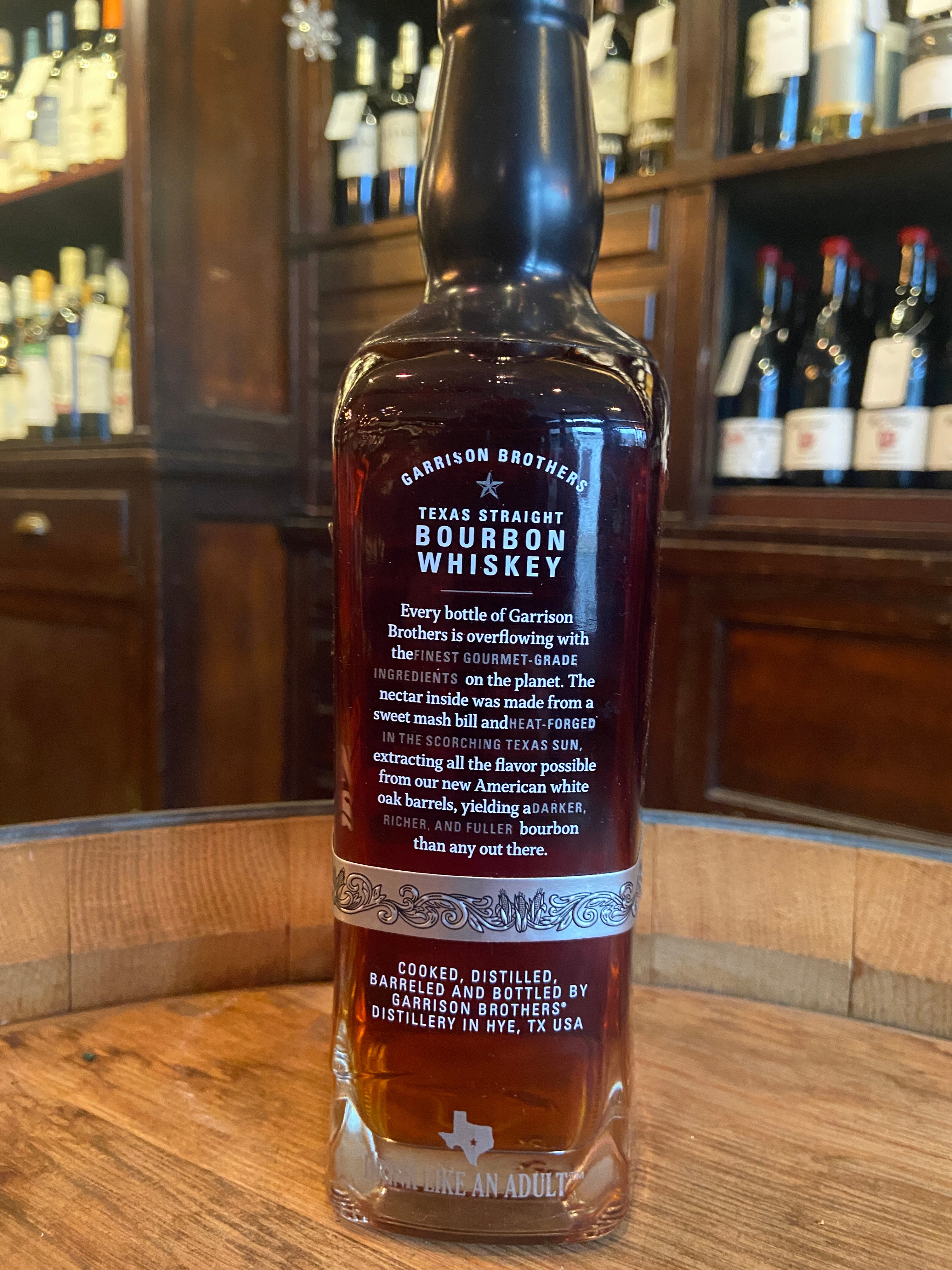 Garrison Brothers Texas Straight Bourbon 750ml – The Village Wine
