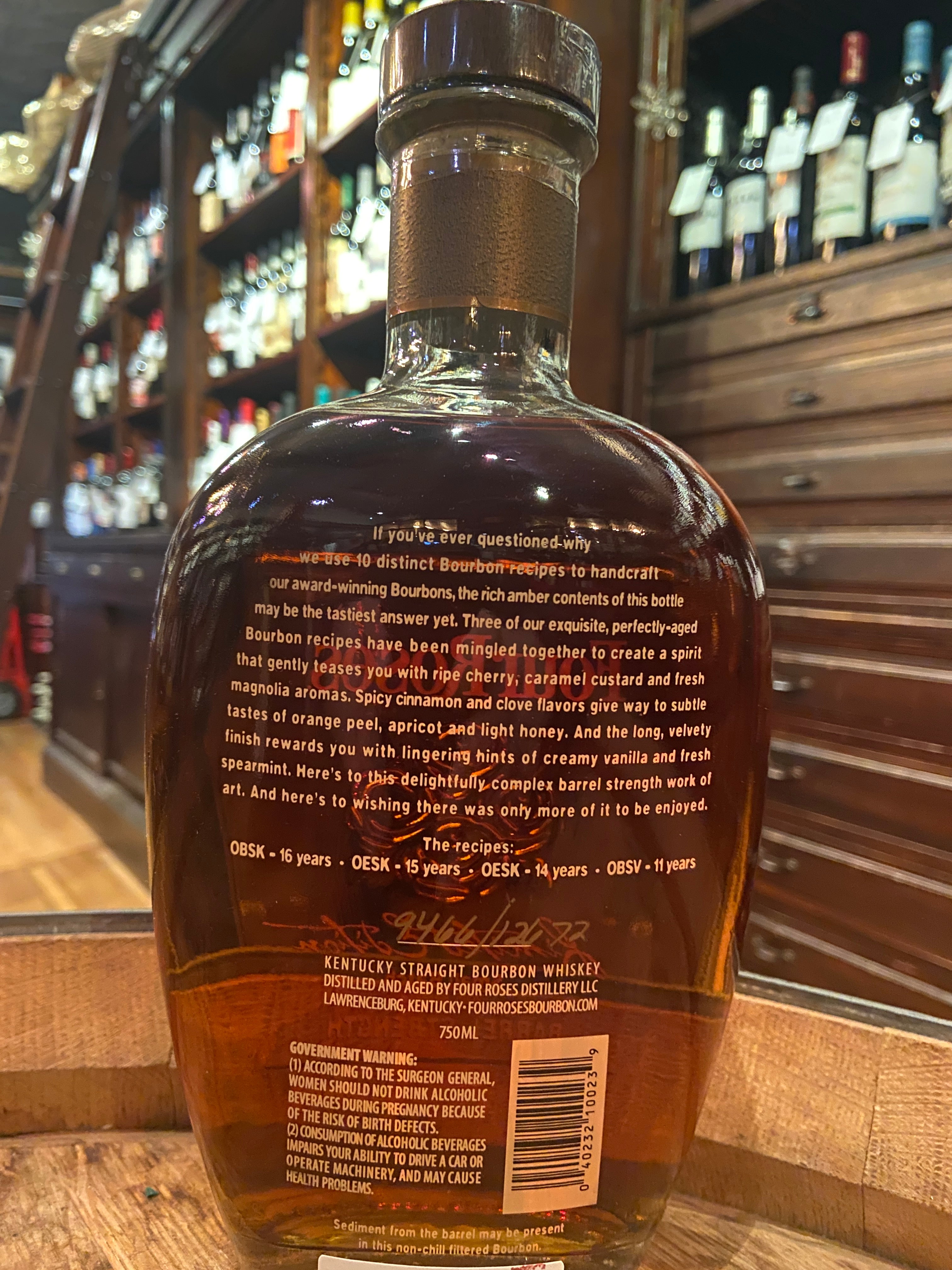 Four Roses Four Roses Limited Edition Small Batch Bourbon 2015 (4 Roses)