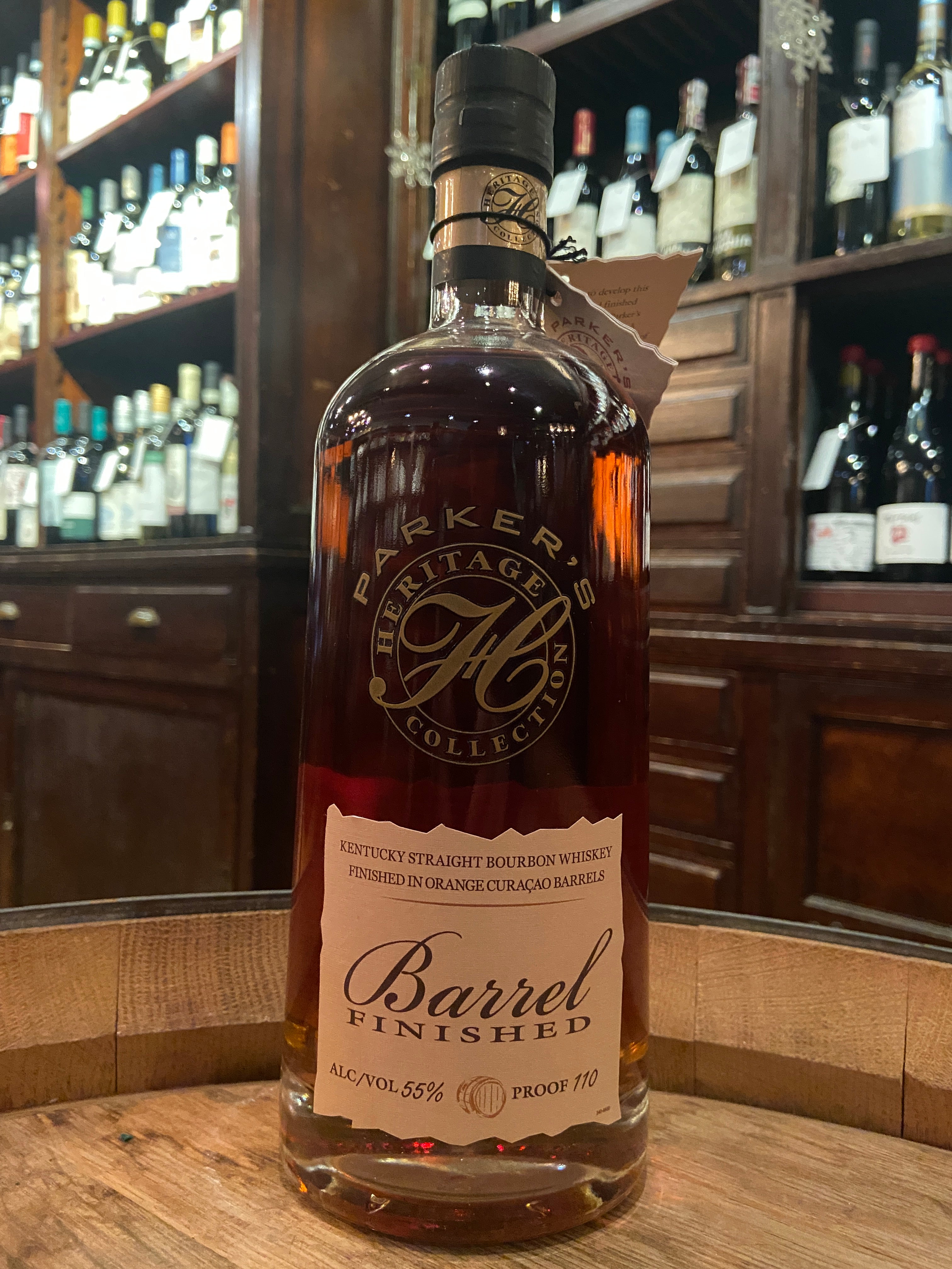 Parker's Heritage Collection 12th Edition Orange Curacao Barrel Finished Bourbon Whiskey