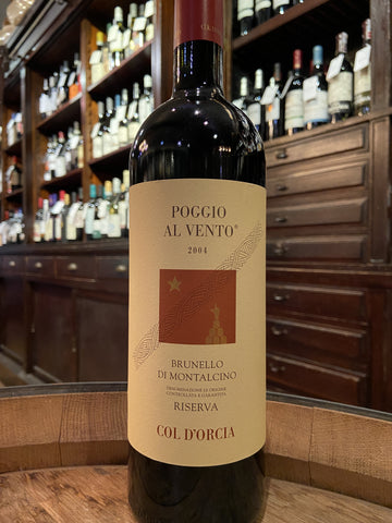 2004 Col D'Orcia Poggio al Vento Brunello di Montalcino Riserva