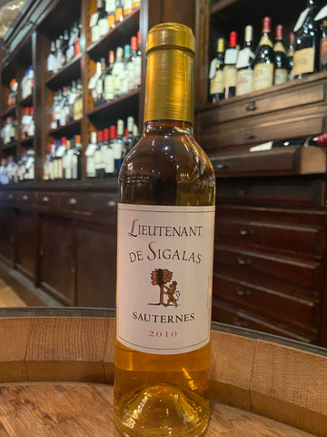 2010 Chateau Sigalas Rabaud Lieutenant de Sigalas Sauternes 375ML