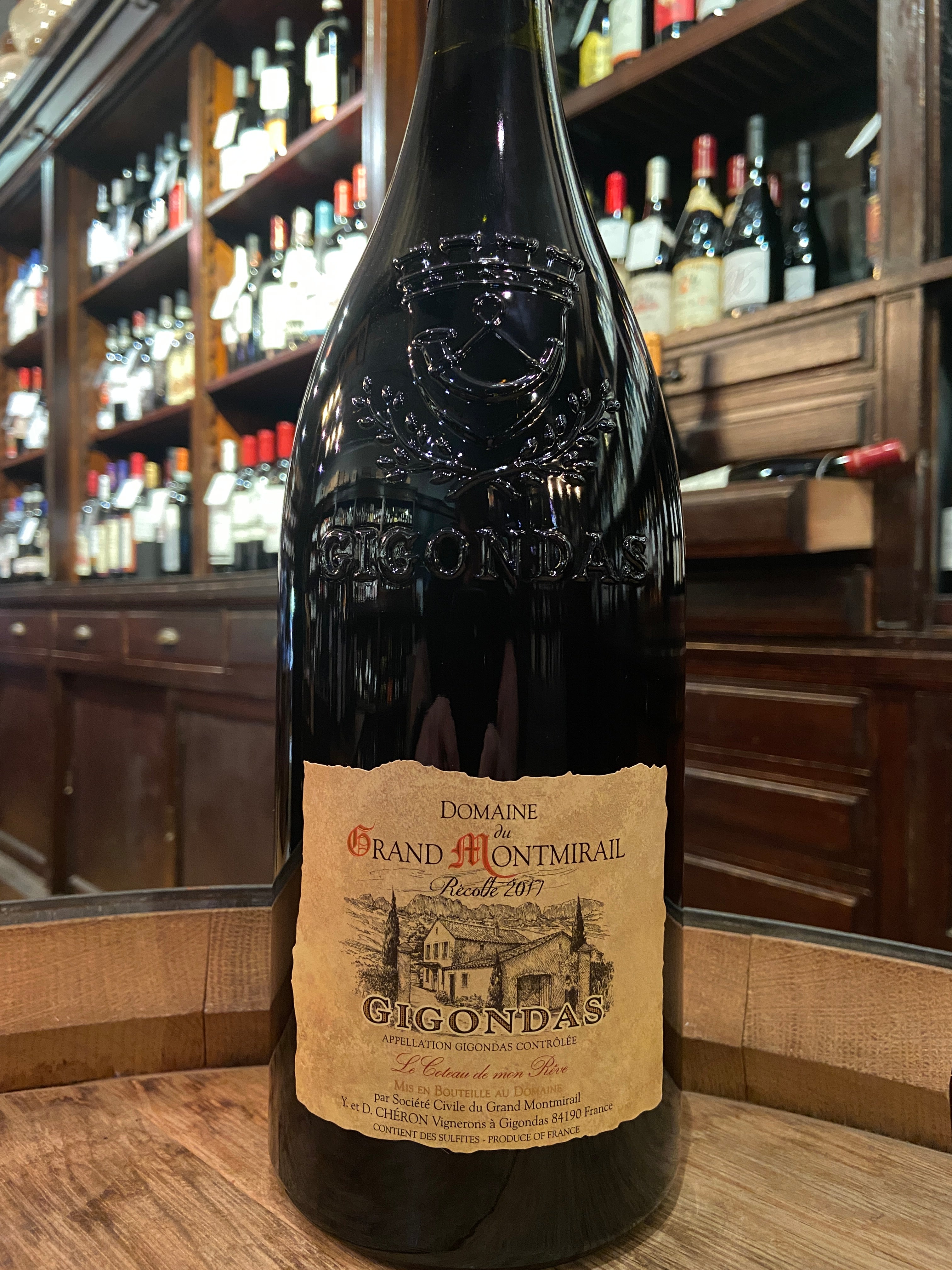 2017 Domaine du Grand Montmirail Gigondas le Coteau de Mon Reve 1.5L