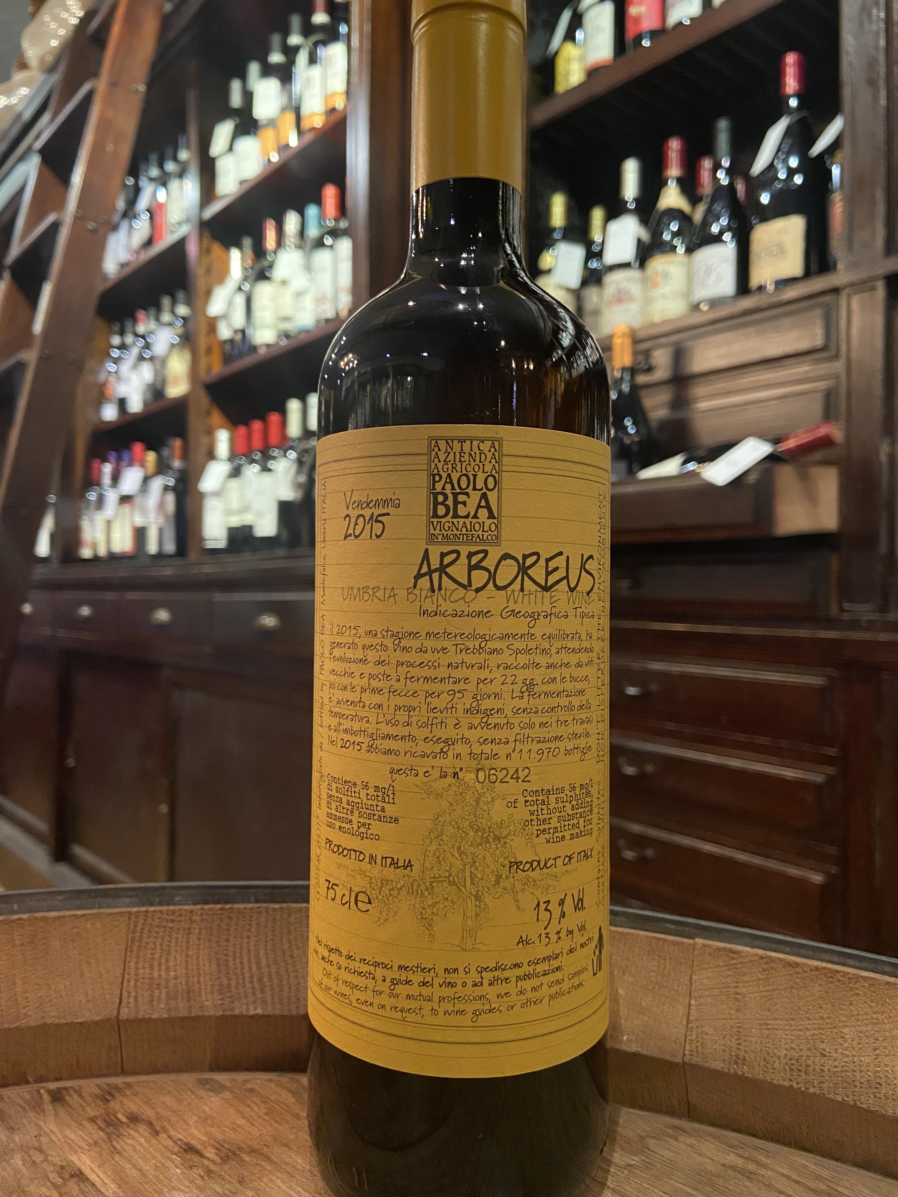 2015 Paolo Bea Arboreus Trebbiano Spoletino