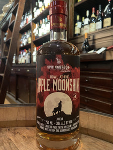 Howl at the Apple Moonshine Liqueur Springbrook Farm Distillery