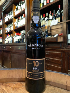 Blandy's Madeira 10 Years Old Bual Medium Rich Madeira