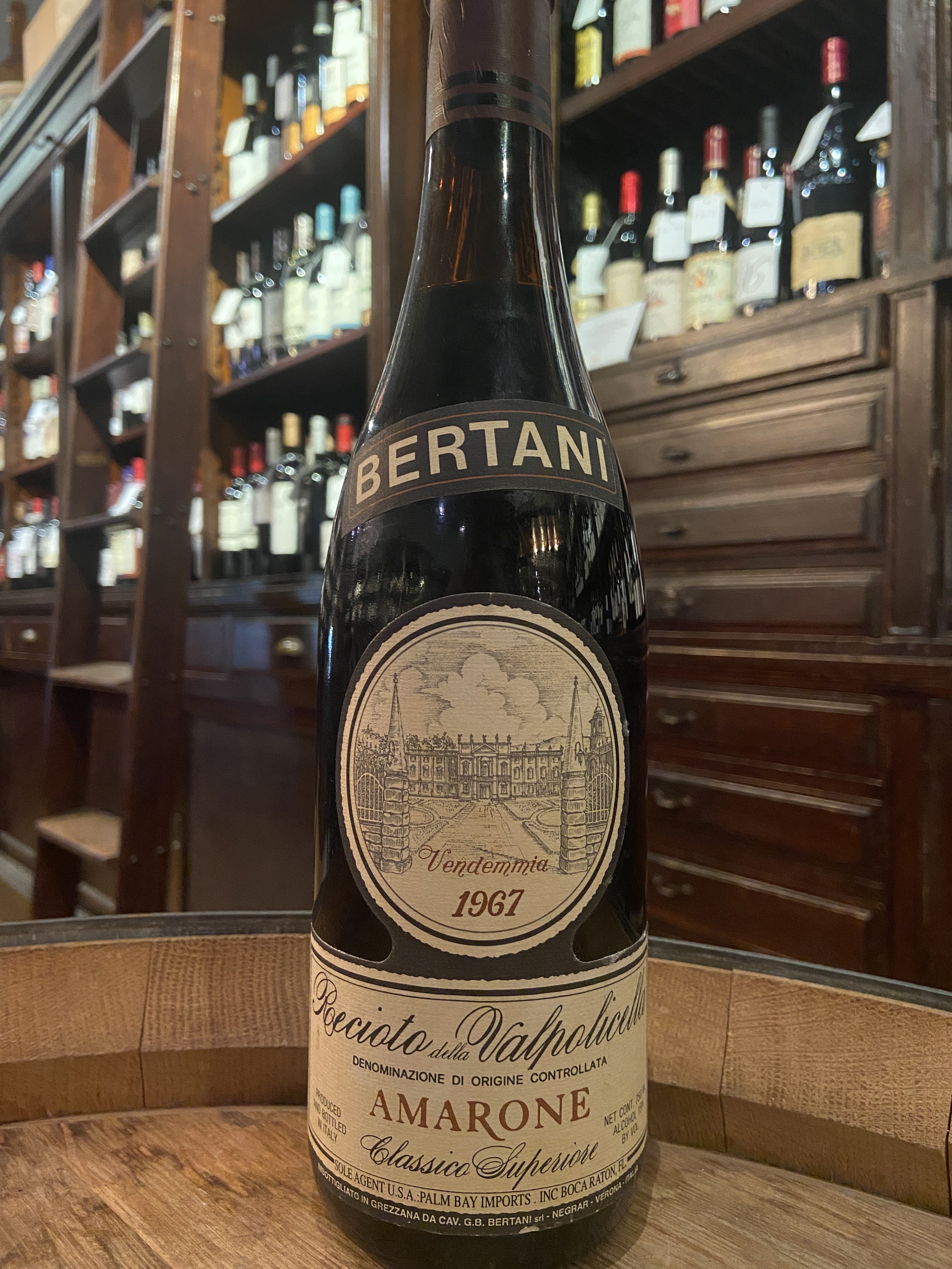 Bertani Amarone della Valpolicella Classico 1967