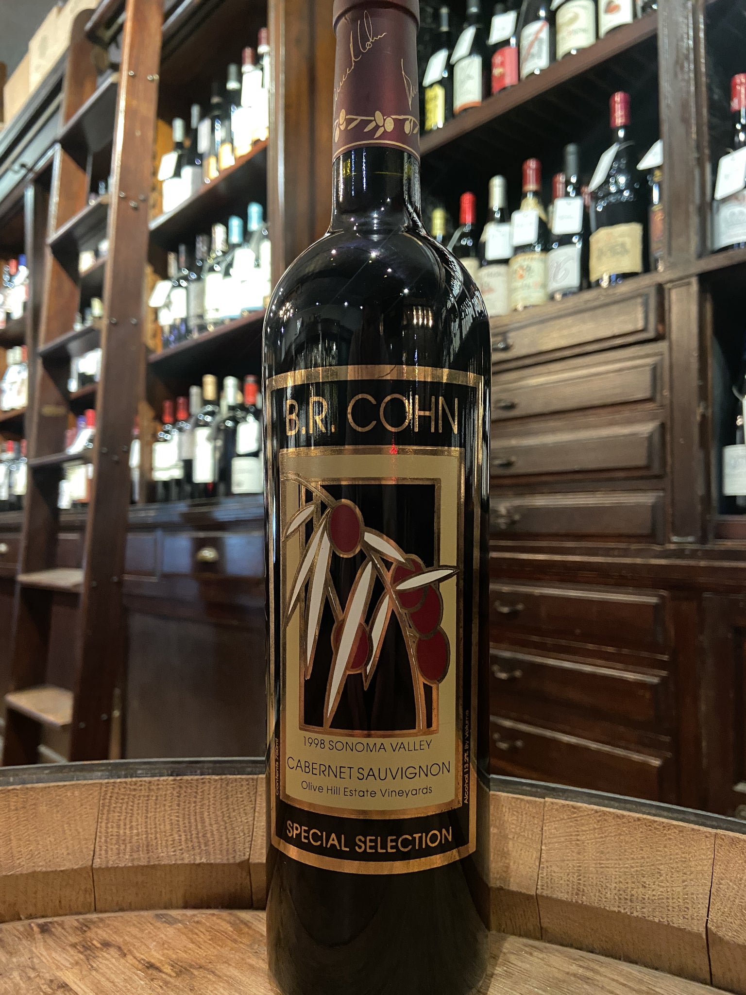 1998 B.R. Cohn Winery Olive Hill Estate Cabernet Sauvignon