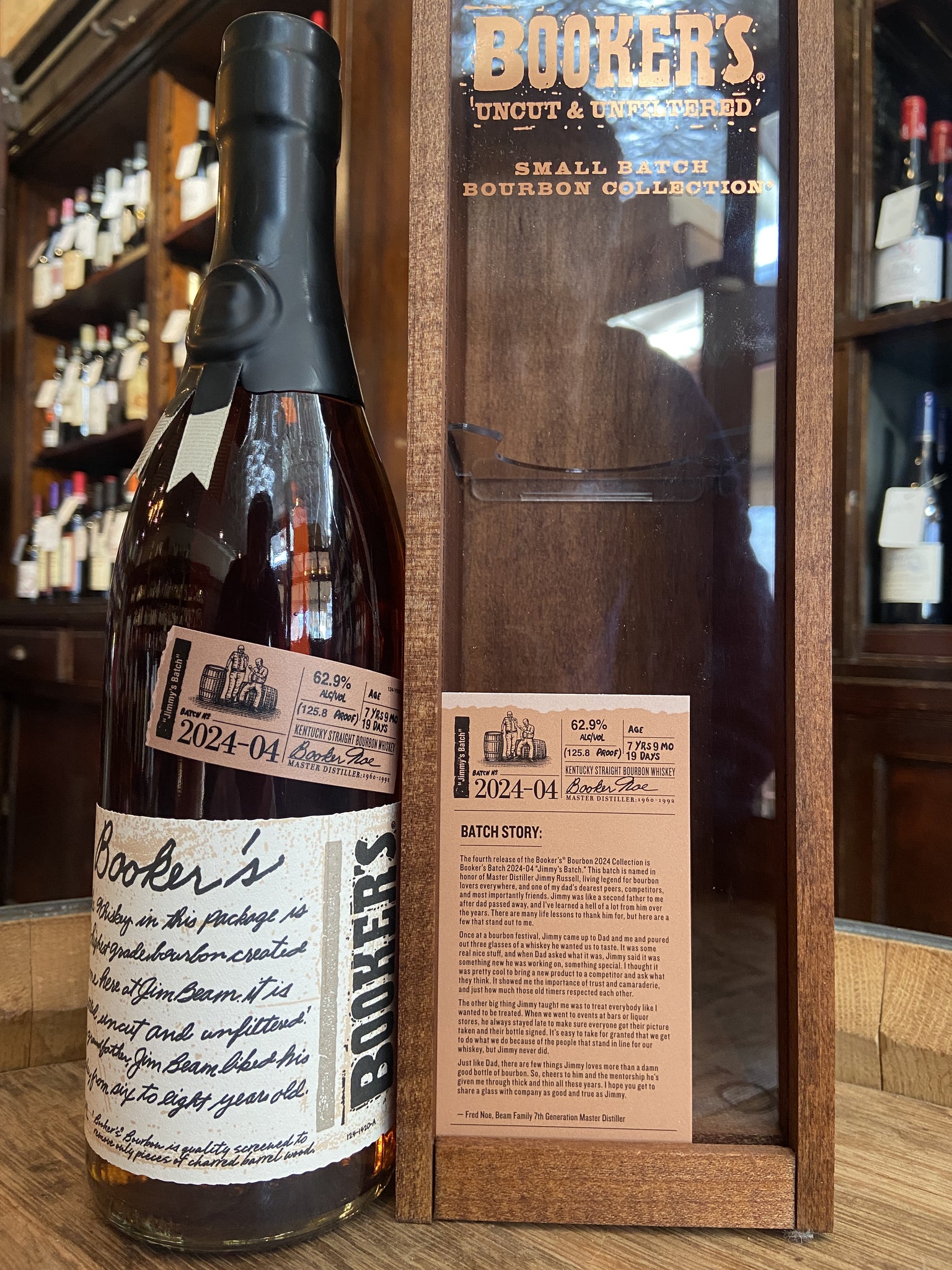 Booker's Jimmy's Batch Bourbon Whiskey 2024-04