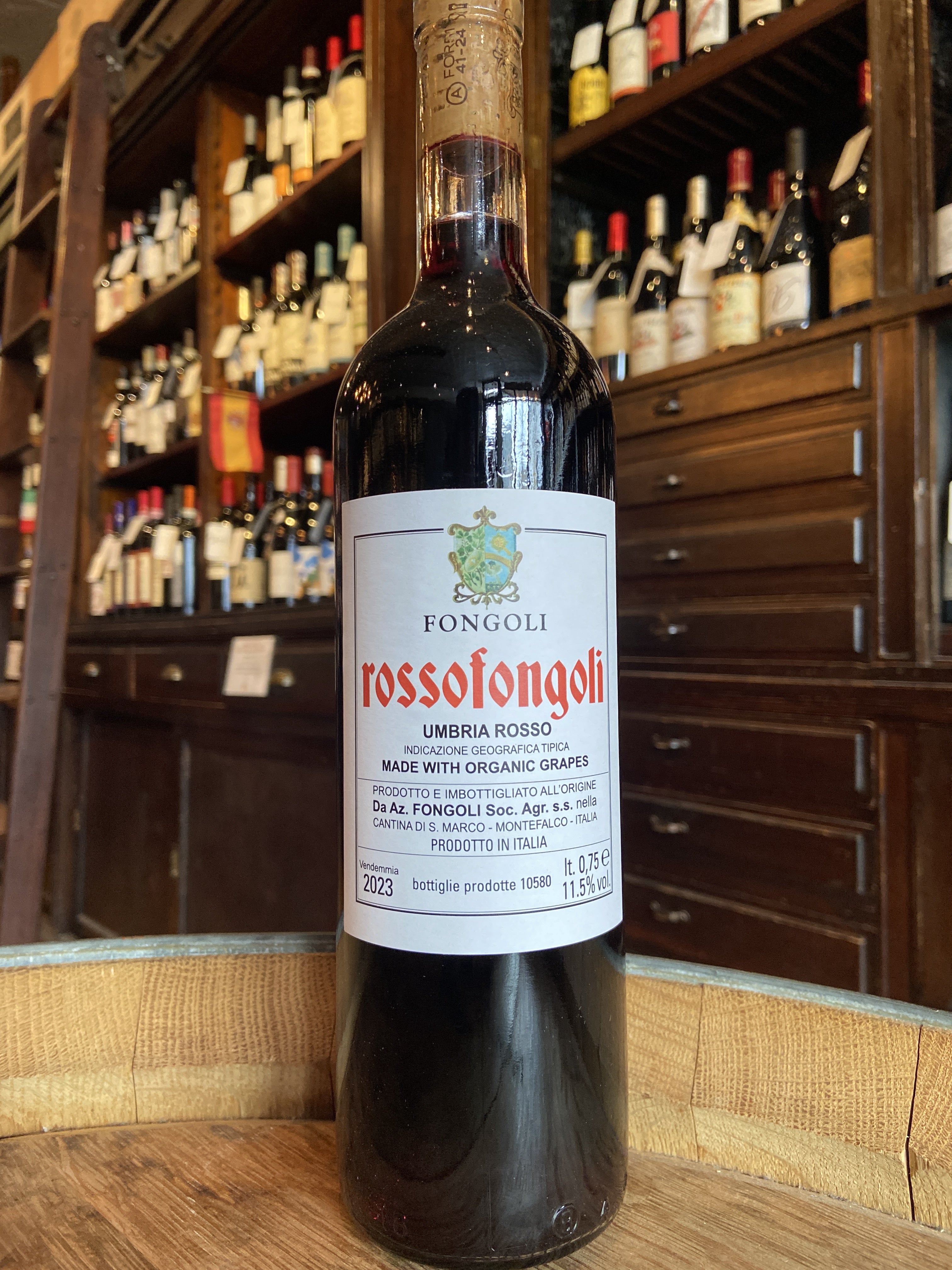2023 Fongoli Rossofongoli Umbria Rosso