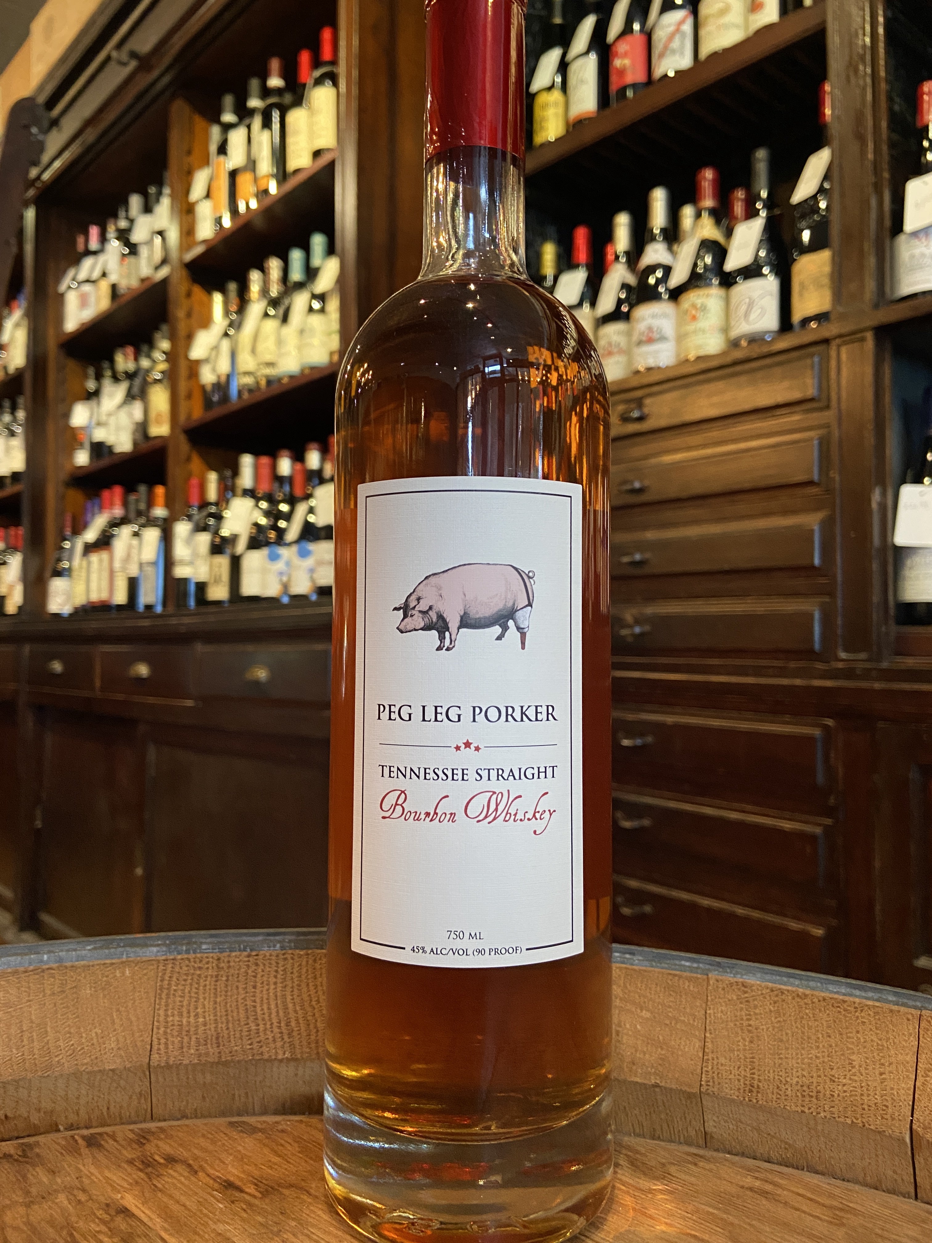 Peg Leg Porker Tennessee Straight Bourbon Whiskey (White Label)
