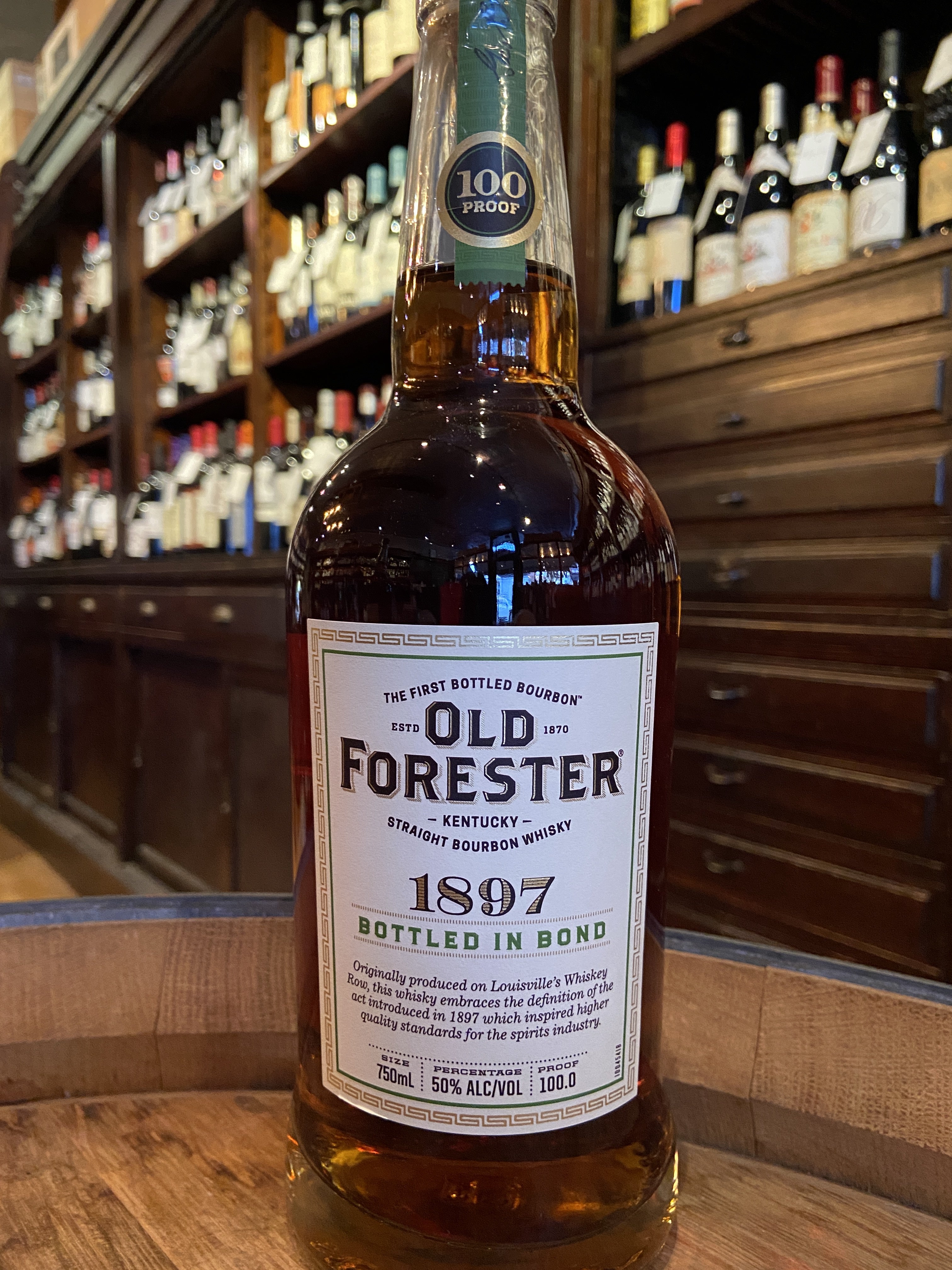 Old Forester 1897 'Bottled In Bond' Kentucky Straight Bourbon Whiskey