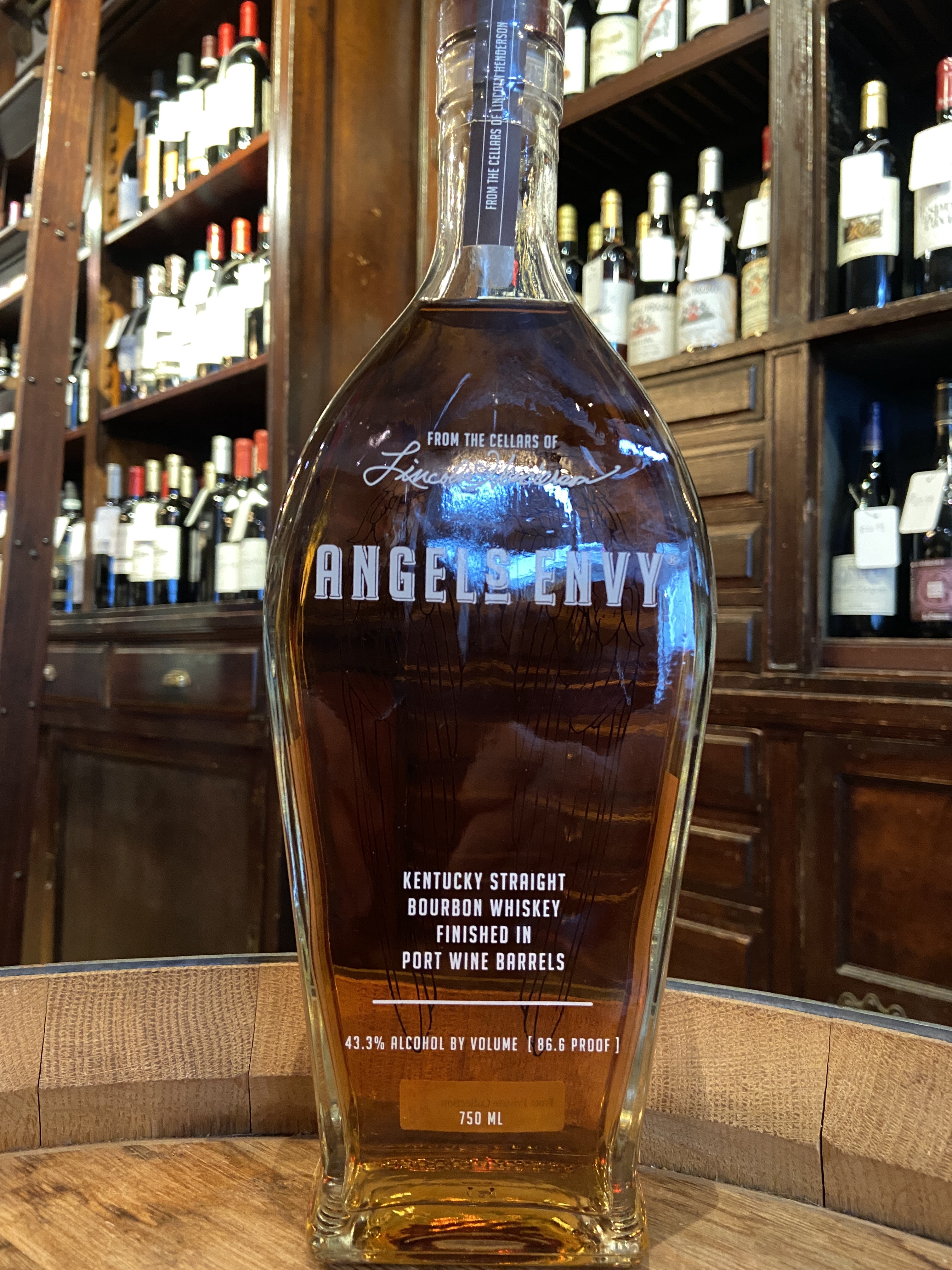 Angel's Envy Bourbon Port Wine Barrel Finish Kentucky Straight Bourbon Whiskey