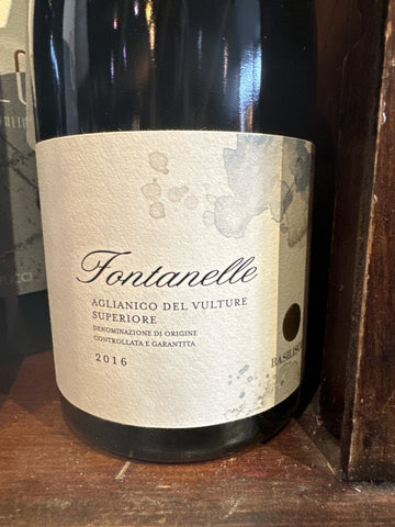 2016 Basilisco Aglianico del Vulture Superiore Fontanelle