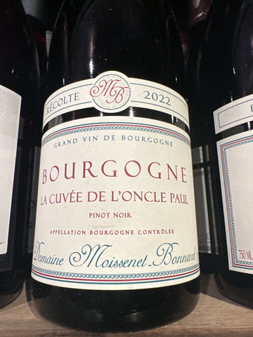 2022 Domaine Moissenet-Bonnard Bourgogne Rouge L`Oncle Paul