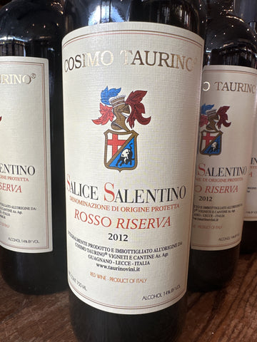 2012 Cosimo Taurino Salice Salentino