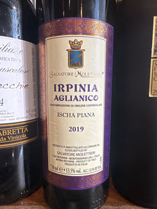 2019 Molettieri Irpinia Rosso Ischa Piana