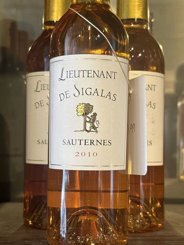 2010 Chateau Sigalas Rabaud Lieutenant de Sigalas Sauternes 375ML