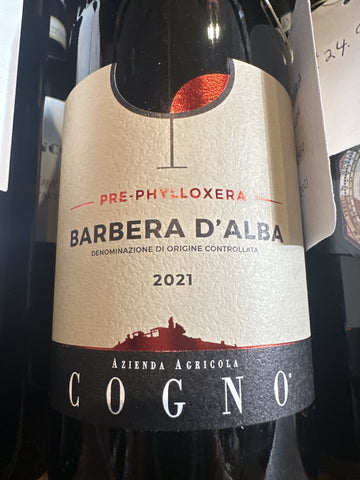 2021 Elvio Cogno Barbera d'Alba Pre-Phylloxera