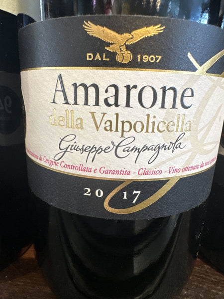 2017 Giuseppe Campagnola Amarone della Valpolicella Classico Vigneti Vallata di Marano