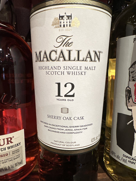 The Macallan Sherry Oak 12 Year Old