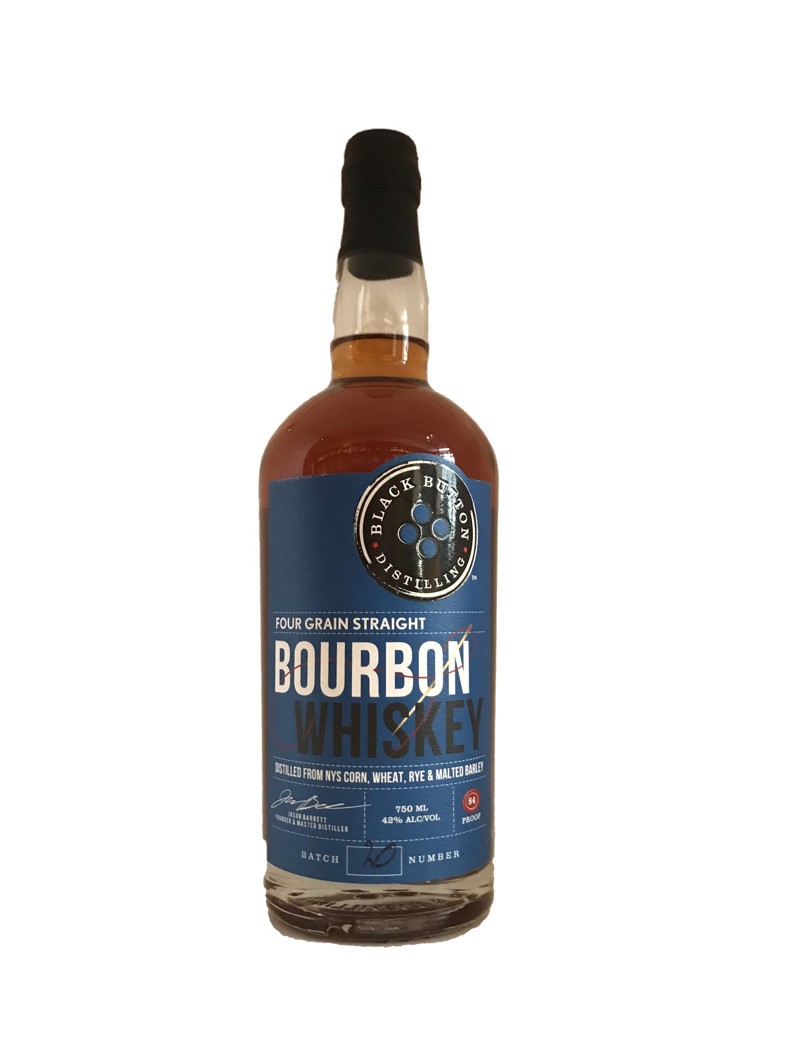 Black Button Distilling, Four Grain Straight Bourbon Whiskey
